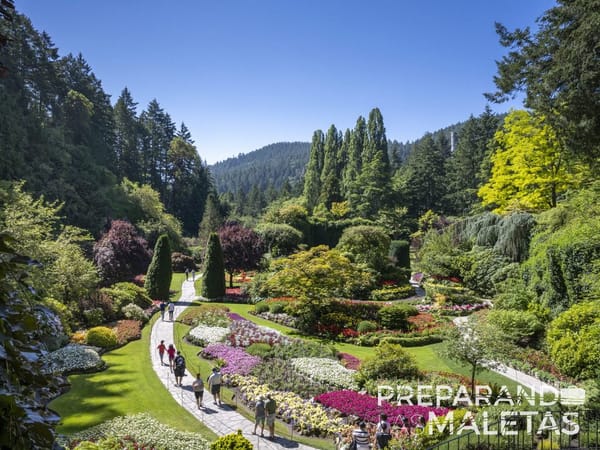 Butchart Gardens, Victoria: un verano entre flores, color y asombro